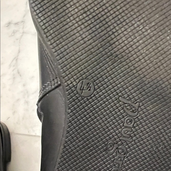 Paul Green Black Leather Ankle Boots SZ 7 - Picture 14 of 15